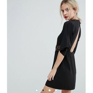 Asos Petite Kimono Sleeve Lace Mini Dreaa